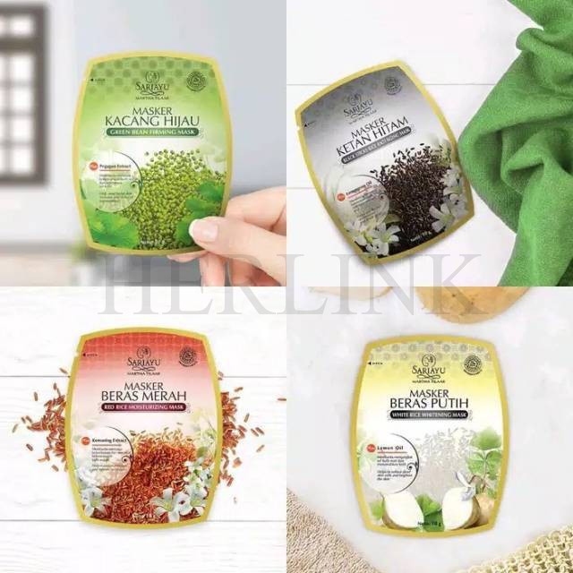 SARIAYU Masker Wajah 1 Sachet 10 GR
