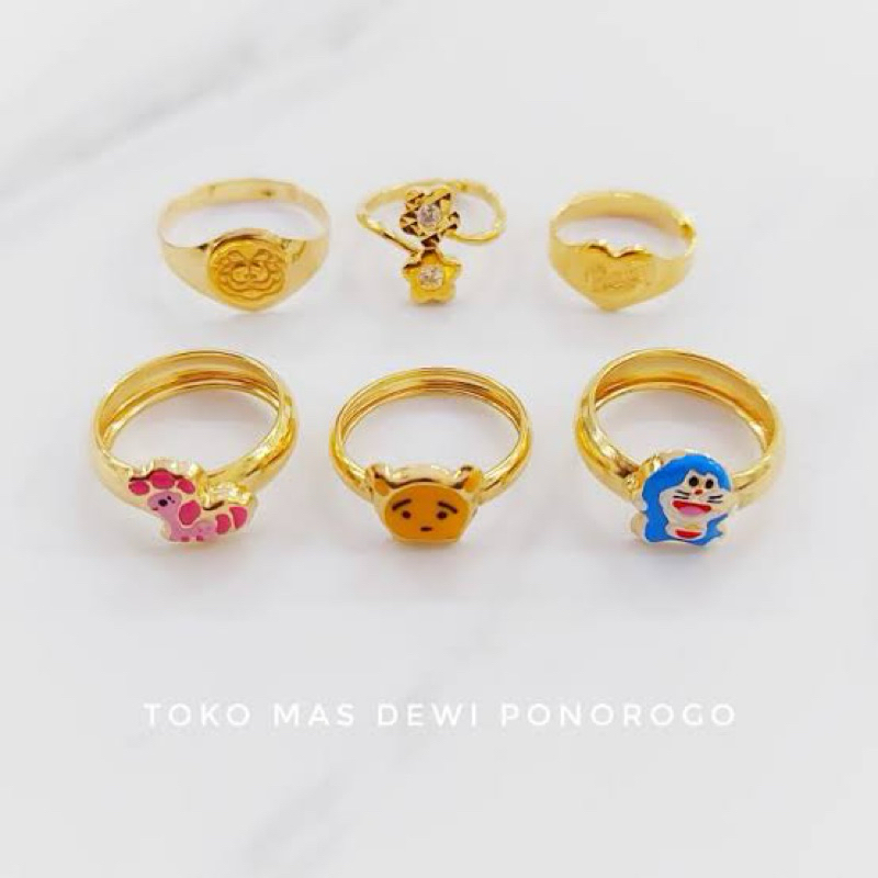 Cincin emas anak