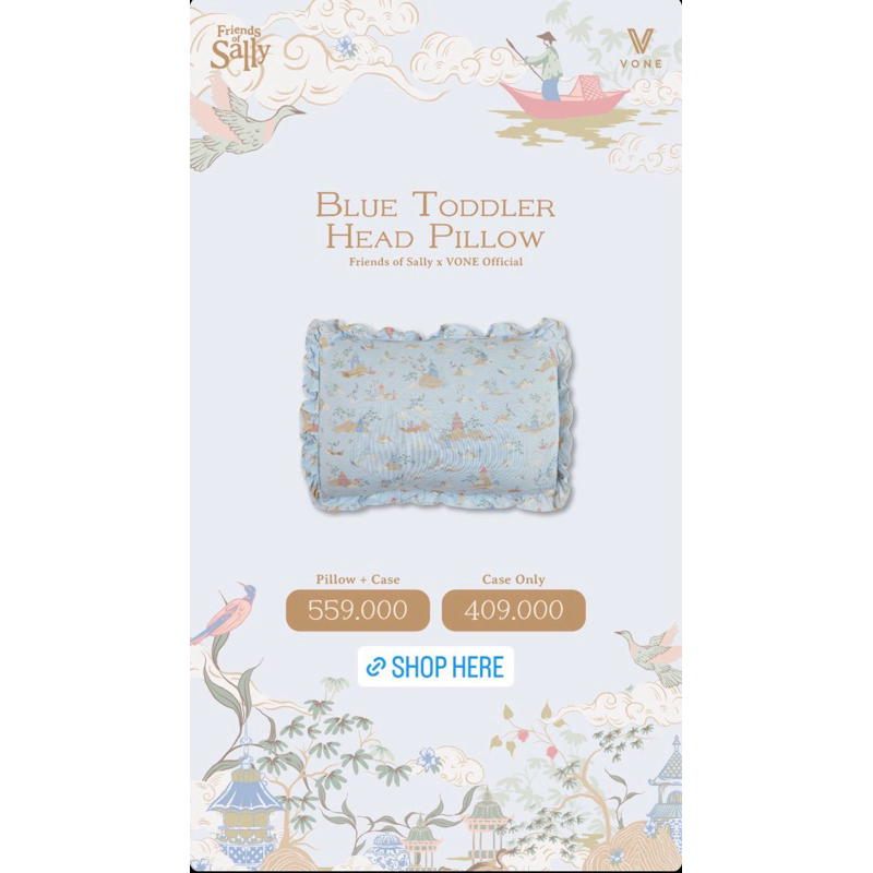 Toddler pilow - Friends of sally x VONE official