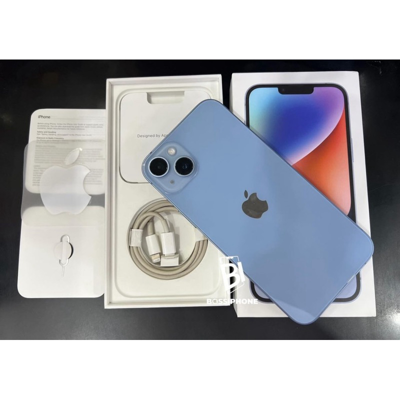 IPHONE 14 PLUS 256 GB BLUE SINYAL AKTIF ALL OPERATOR, GARANSI IMEI BERFUNGSI PERMANEN, DURASI IMEI P