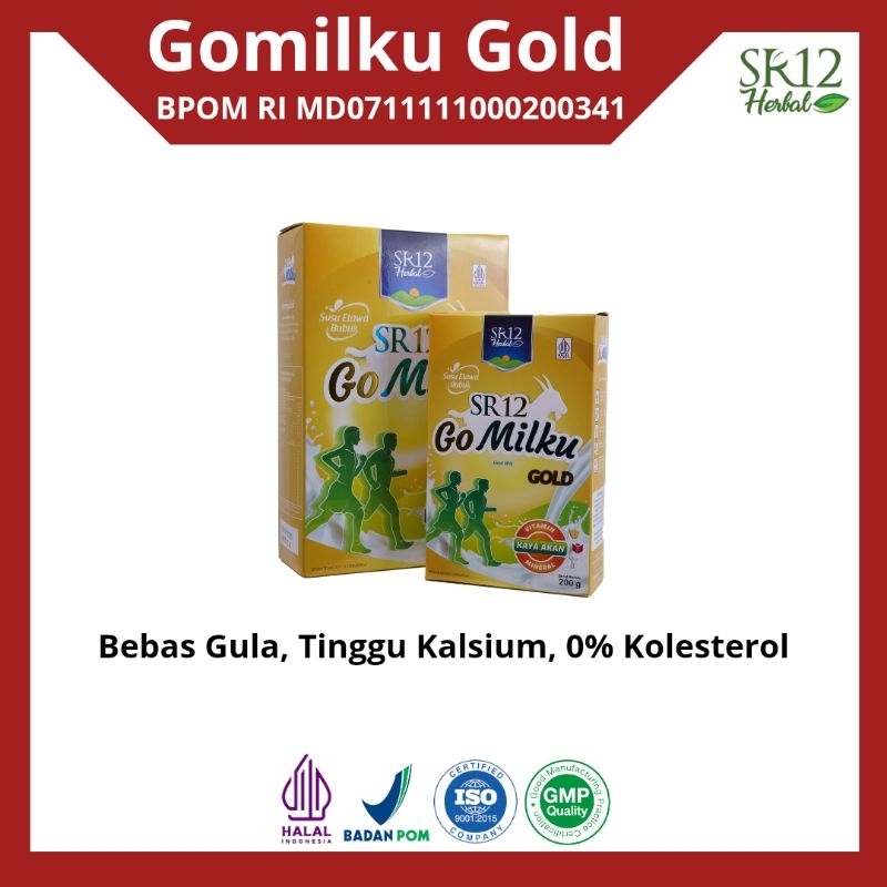 

Susu Etawa Premium Gomilku Gold SR12 / Susu Bebas Kolesterol / Susu Etawa Bebas Gula / Mencegah Osteoporosis / Suplemen Penguat Tulang Sendi