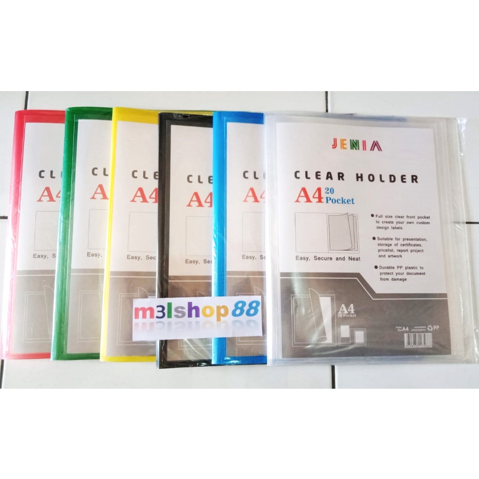 

Dear Clear holder A4 2 lembar JENIA MEDIA KITA1 pcs