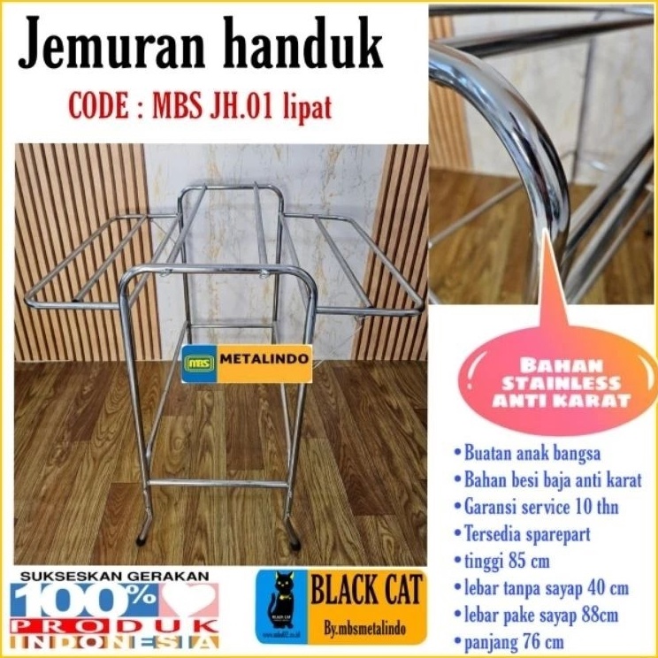 JEMURAN HANDUK STAINLESS  JEMURAN HANDUK LIPAT