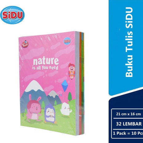 

Diskon Heboh Buku Tulis SIDU 32 lembar 1pack 1pcs Buku Tulis SIDU 32lembar