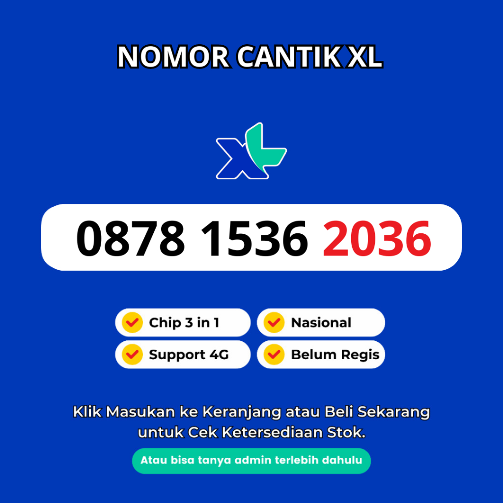 Kartu Perdana XL Axiata Cantik Seri Tahun Lahir - Nomor Cantik XL Axiata Seri Tahun Lahir Murah dan 