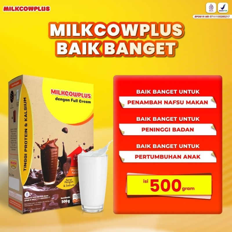 

SUSU GEMUK DAN PENINGGI BADAN TINGGI KALSIUM MILKCOW PLUS 500gram