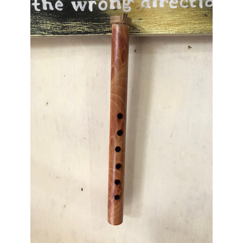 Seruling bambu/ alat musik motif batik / kerajinan bali