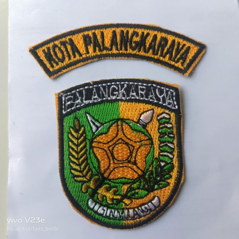 BET BORDIR LOGO LAMBANG KAB KOTA PALANGKARAYA BET PEMKOT PALANGKARAYA