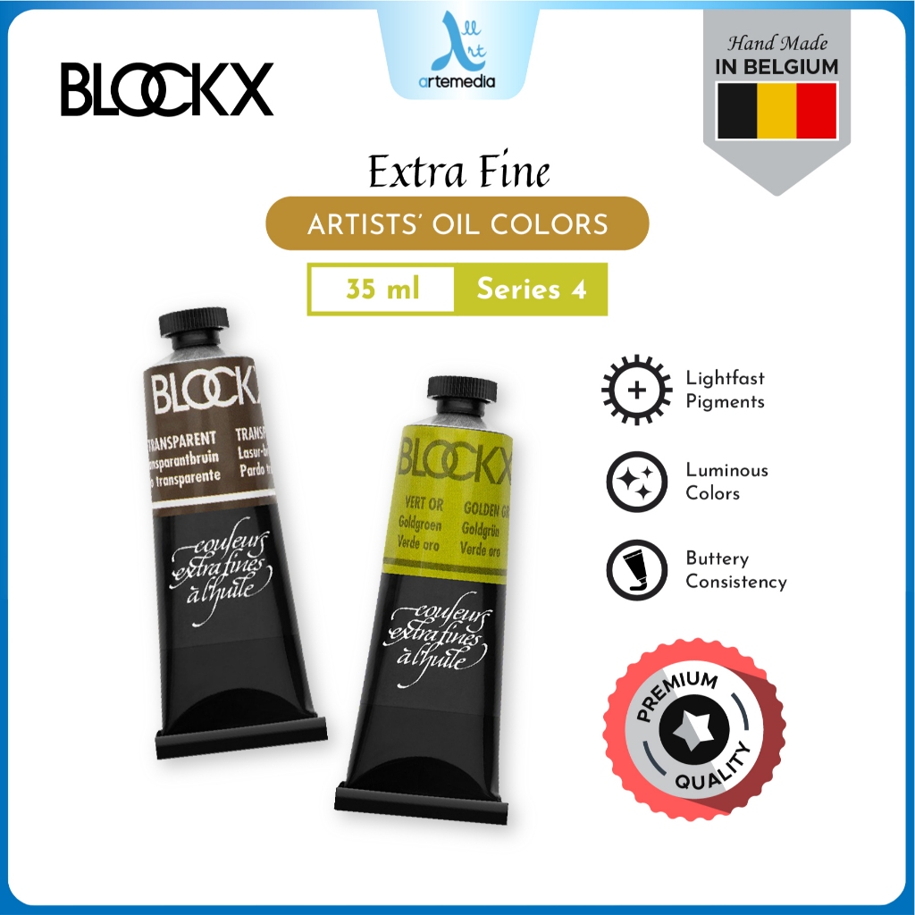 

Blockx Extra Fine Oil Paint Color 35 ml Series 4 Cat Minyak