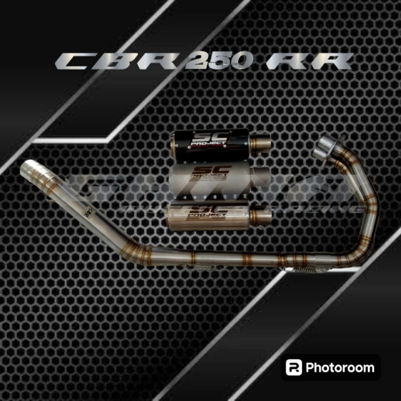 knalpot sc project cbr250rr knalpot racing cbr250rr