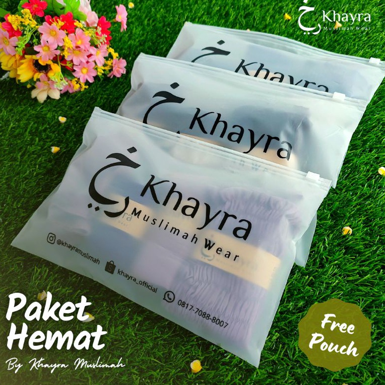 KODE X48Y PAKET HEMAT AKSESORIS HANDSOCK KAOS KAKI CADAR NIQAB CIPUT SCRUNCHIE PREMIUM BY KHAYRA MUS
