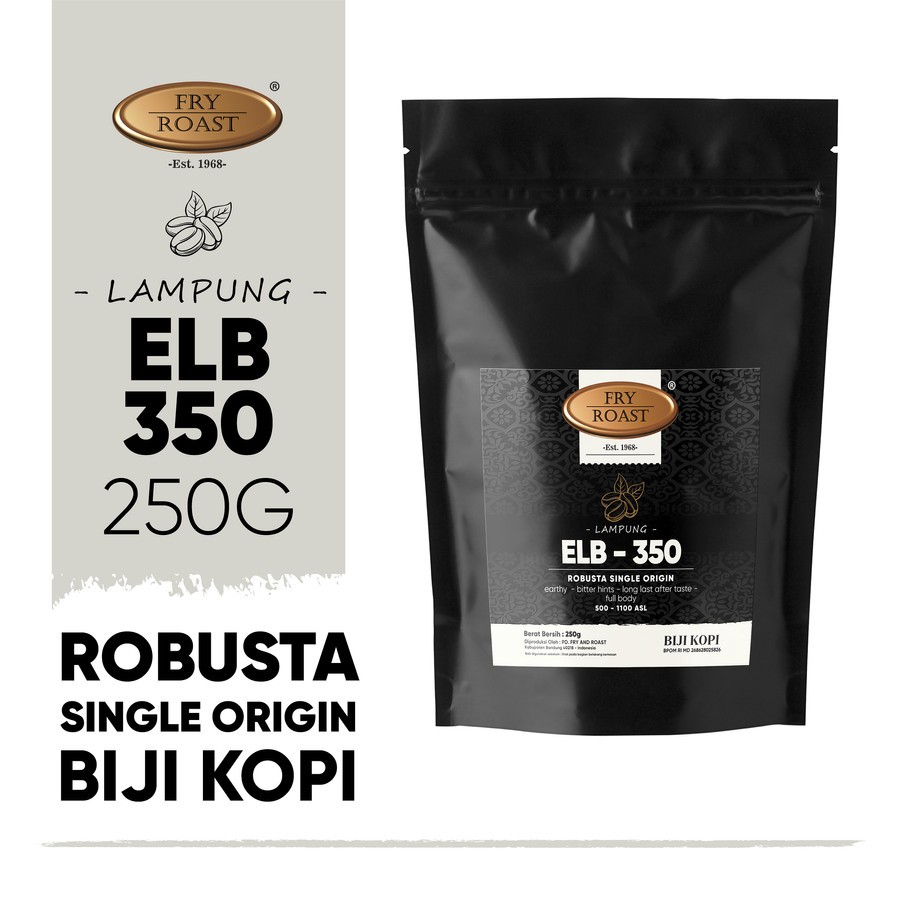 

KOPI ROBUSTA LAMPUNG ELB 350 (BIJI/BUBUK) 250 GRAM 500 GRAM 1KG