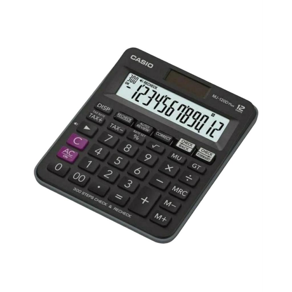 

CALCULATOR CASIO MJ-120D PLUS BLACK