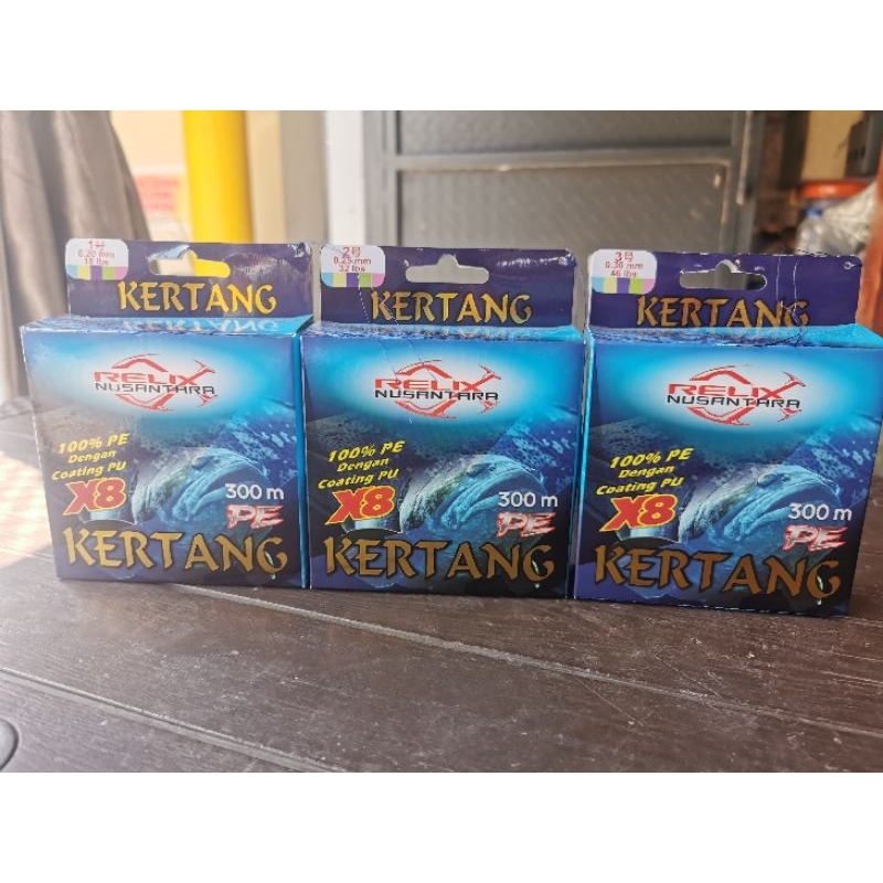SENAR PE KERTANG X8 300METER/ RELIX NUSANTARA/ SENAR PE KERTANG/
