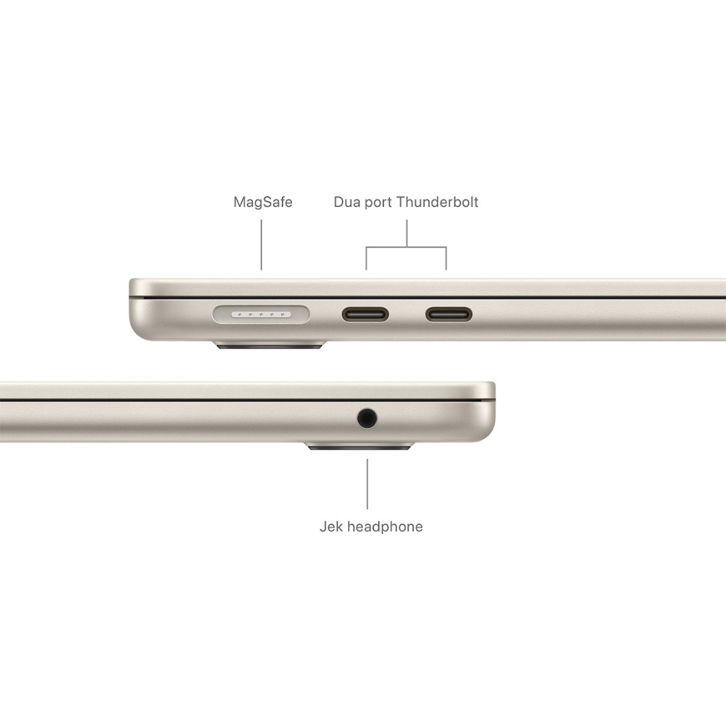 Apple MacBook Air (15 inci, M3, 8GB/512GB)