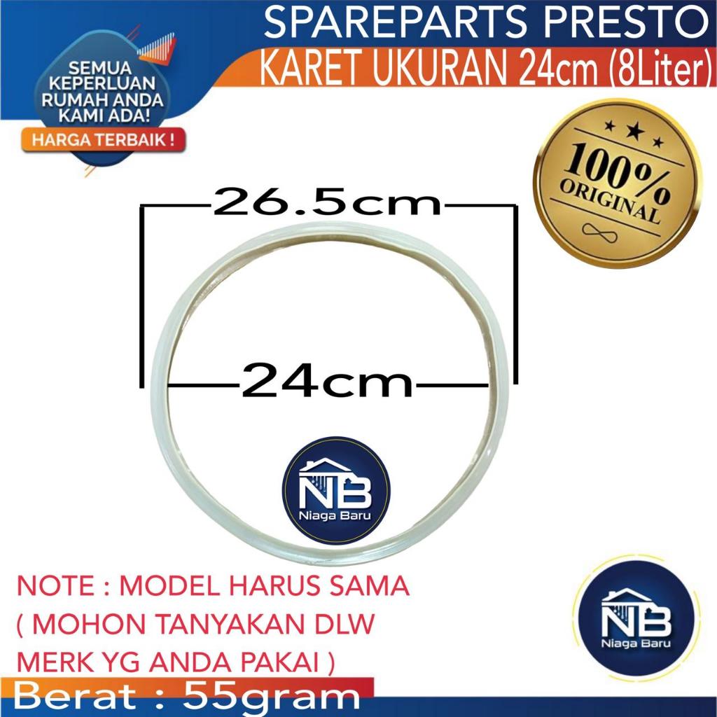 Karet Presto 8 Liter 24CM