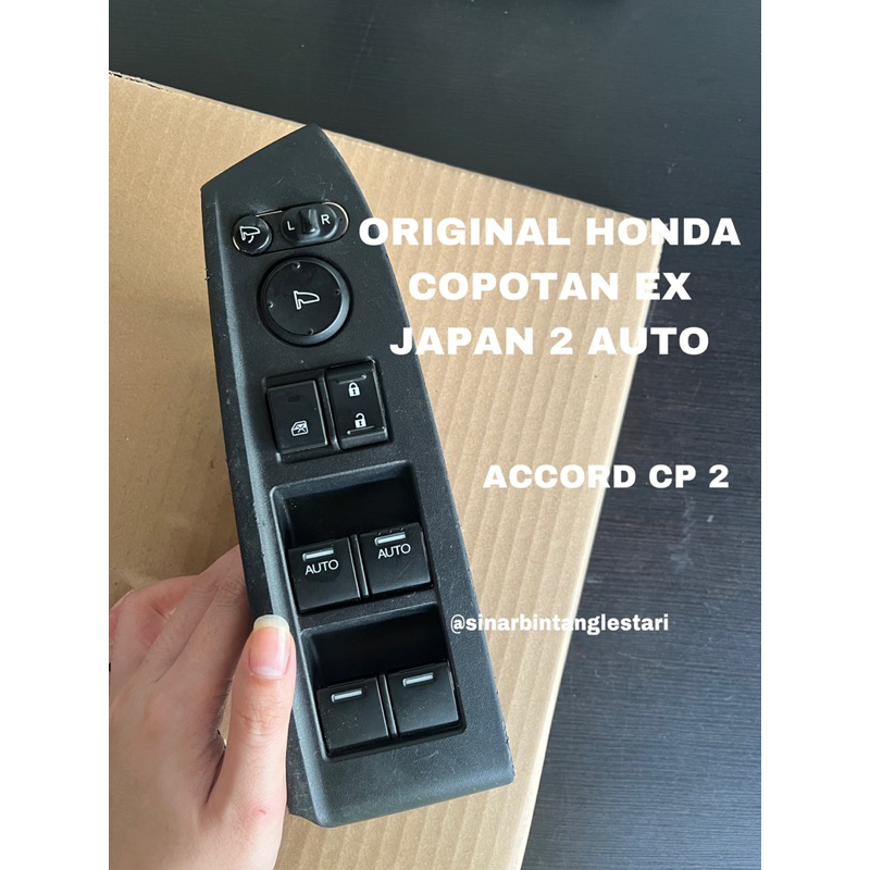 Saklar Power Window Depan Kanan Supir Honda Accord