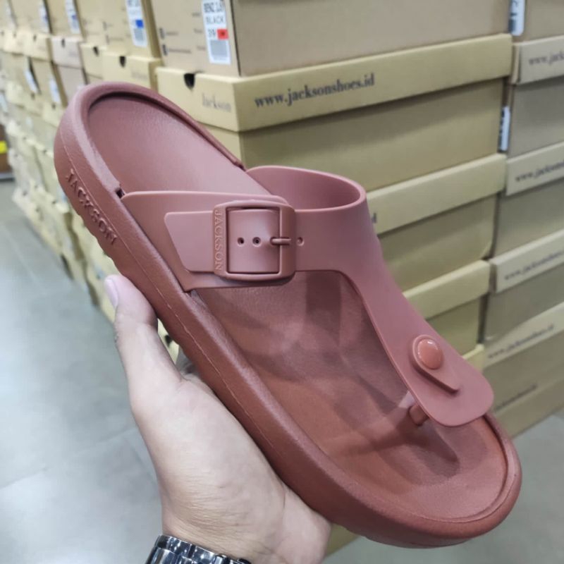 JACKSON ORIGINAL❗Sandal Phylon Jepit Brown Pria/Wanita (UNISEX)
