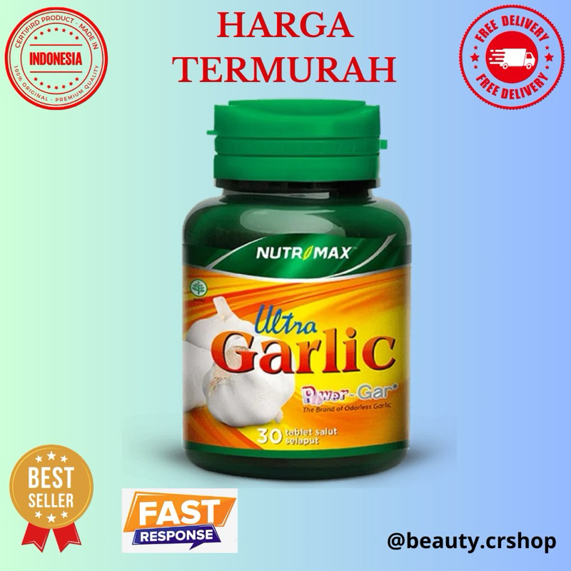 NUTRIMAX ULTRA GARLIC @30/darah tinggi/vitamin