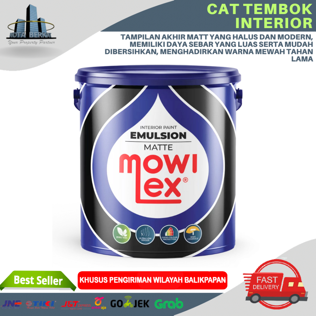 CAT MOWILEX EMULSION/ CAT TEMBOK INTERIOR MOWILEX PAIL 20L