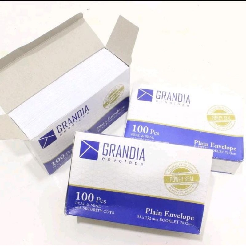 

Amplop Putih / Amplop Polos Pendek 104 Grandia