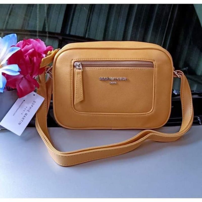 TAS CHESS MUSTARD SOPHIE MARTIN ORIGINAL PROMO