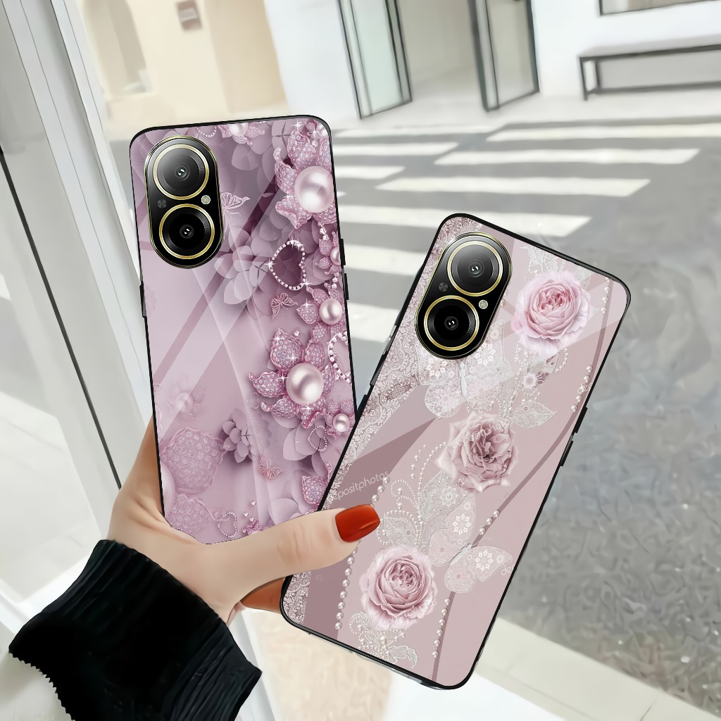 Softcase Kaca Realme C67  - Casing Hp Realme C67 - Softcase Kaca Glossy Realme C67 - Case Keren Real