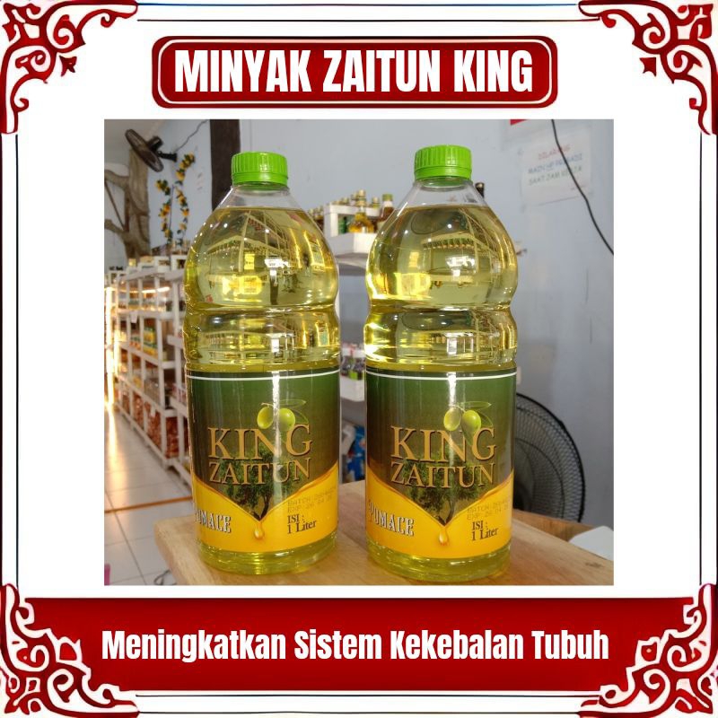 

MINYAK ZAITUN MURNI KING POMANCE 1 LITER - MENGATASI KOLESTEROL, SAKIT JANTUNG DLL