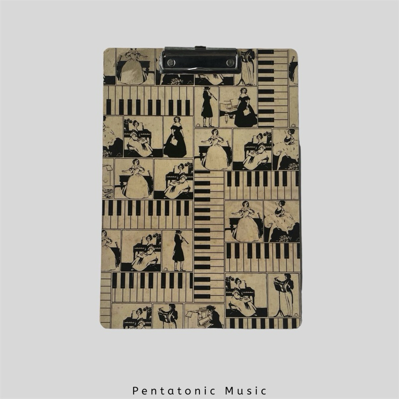 

Papan Jalan Motif Musik Piano Vintage Music Opera Paper Board Stationery Alas Menulis