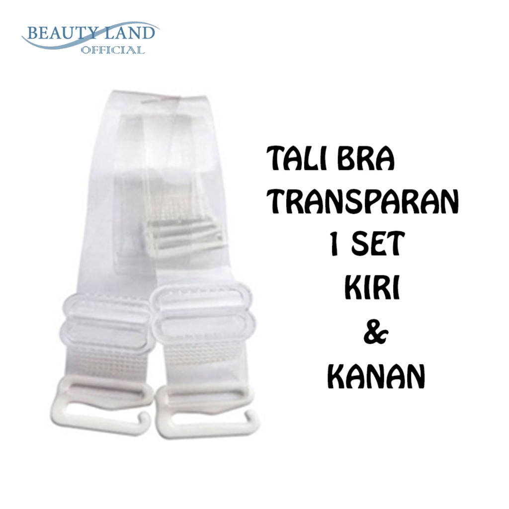 Tali Bra Transparan 1 Pasang Tali Bra Bening Tali BH Transparan Strap Bra Transparan