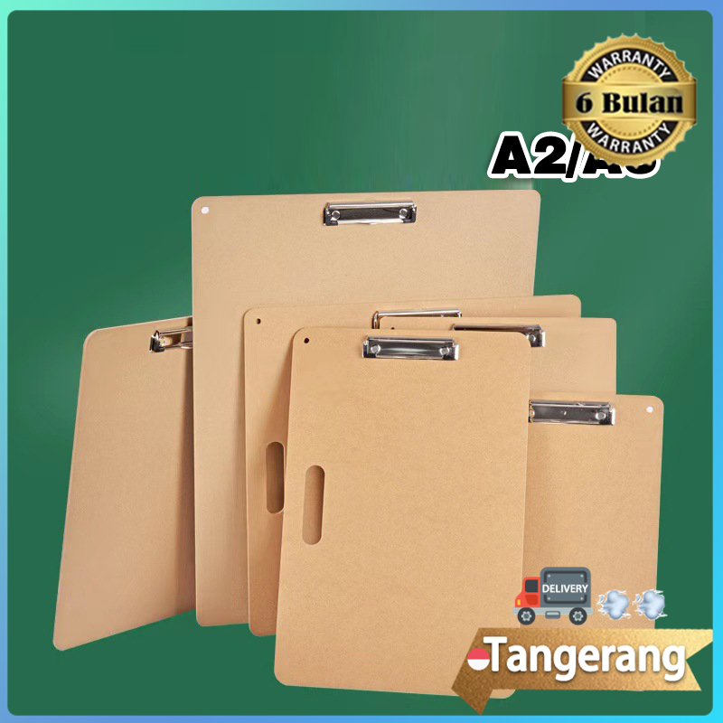 A2/A3 Sketch Board Wooden Painting Sketchboard Papan Gambar Kayu