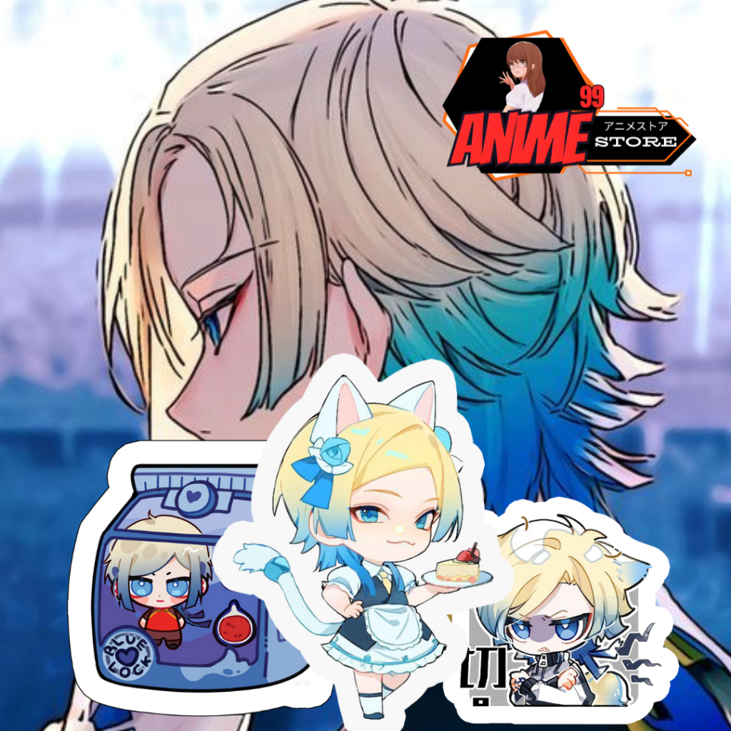 gantungan kunci akrilik kaiser anime blue lock