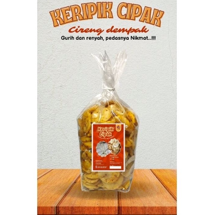 

CIPAK KERING PEDAS DAUN JERUK/KERIPIK CIRENG DEMPAK/Cipak koceak-500gr