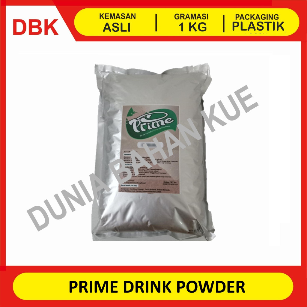 

PRIME BUBUK MINUMAN TANPA GULA DRINK POWDER - 1 KG / BUBUK MINUMAN INSTANT / DRINK POWDER