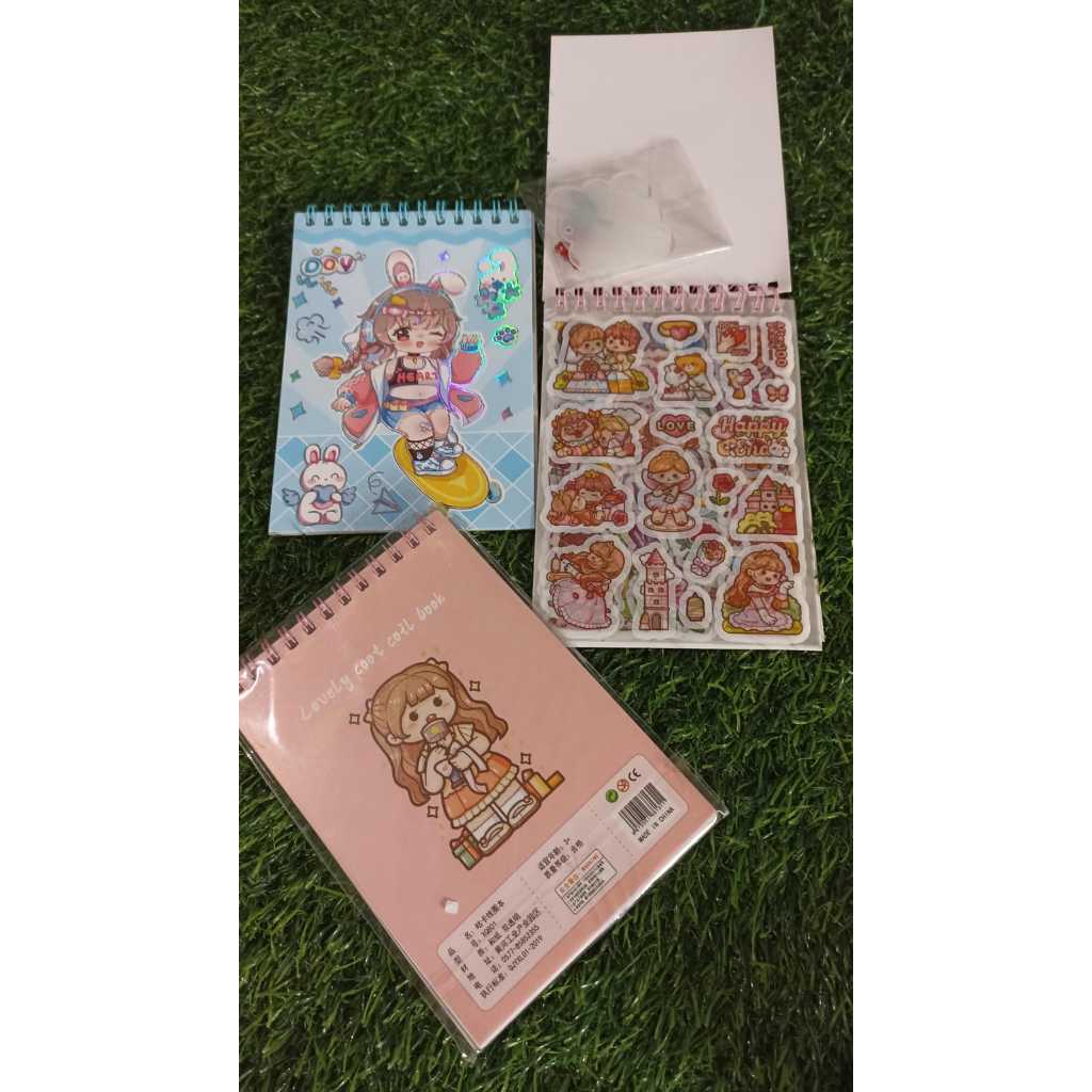 

Buku Diary Gantungan Stiker / Buku Diary Stiker