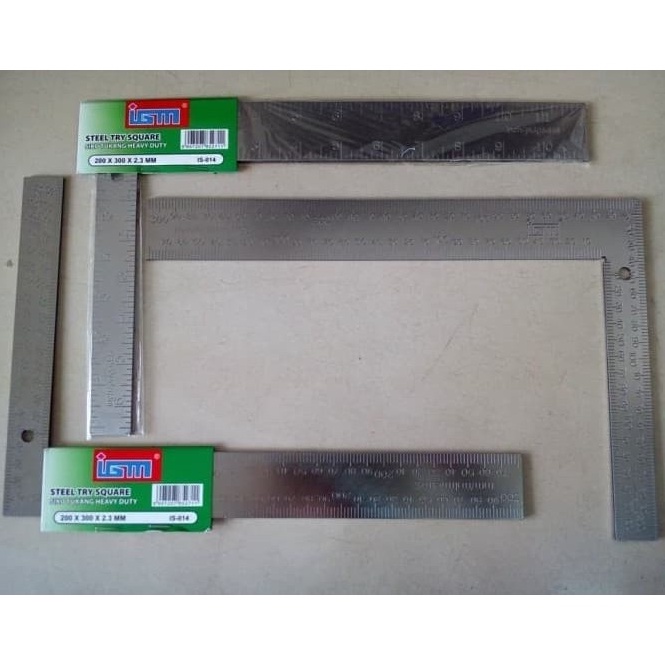 

KODE D23X Penggaris Siku Meter Igm 2 X 3 CM Siku Tukang Pengukur Sudut 8X12