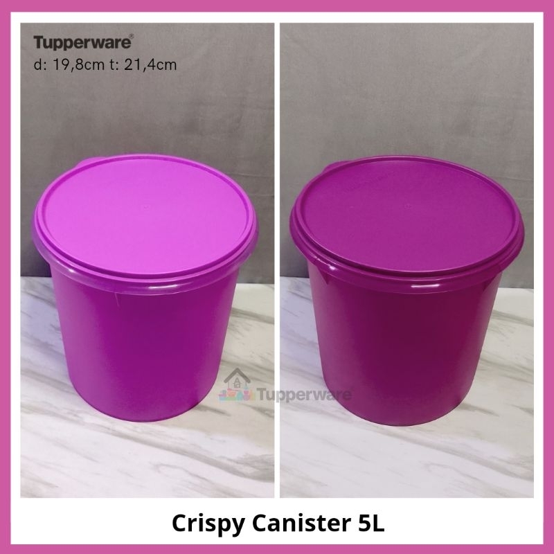 Crispy Canister 5Liter Toples Krupuk Promo Tupperware