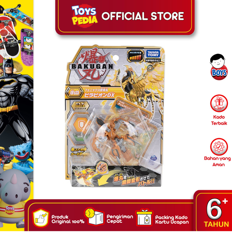 Mainan BAKUGAN BBP-035 Booster DX Pyravian