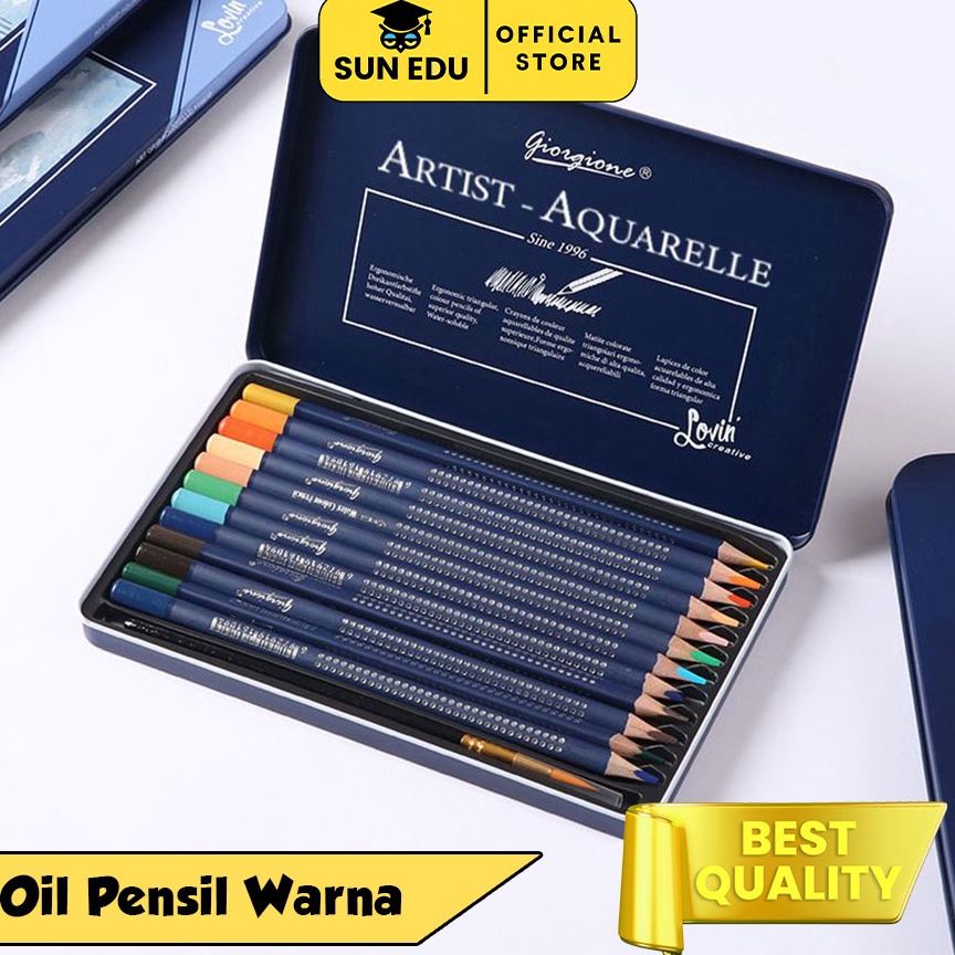 

KODE K13W Oil Pensil Warna 122448 WaterColor Pencil Color