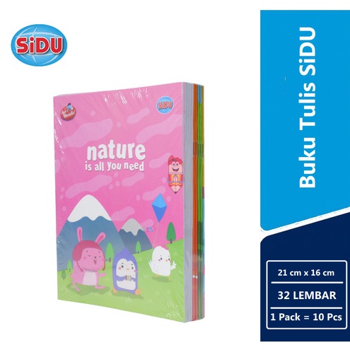 

KODE H47U Buku Tulis SIDU 32 lembar 1pack 1pcs Buku Tulis SIDU 32lembar