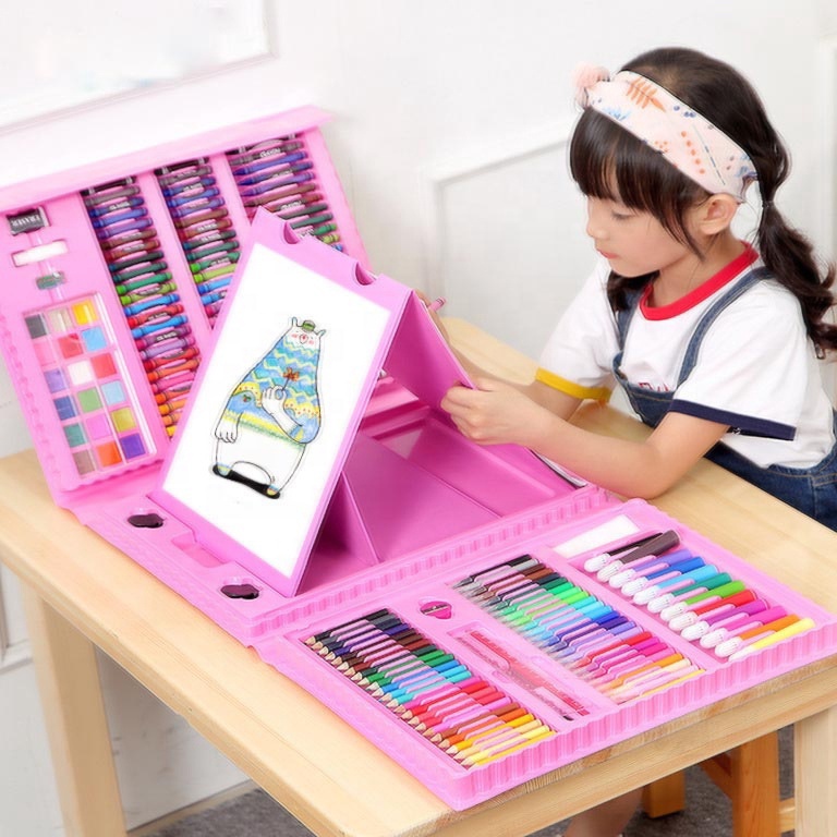 

KODE W45I SEJAHTERA SELALU Alat Lukis Set 28pcs Crayon Mewarnai Pensil Krayon Warna Alat Menggambar atau Mewarnai