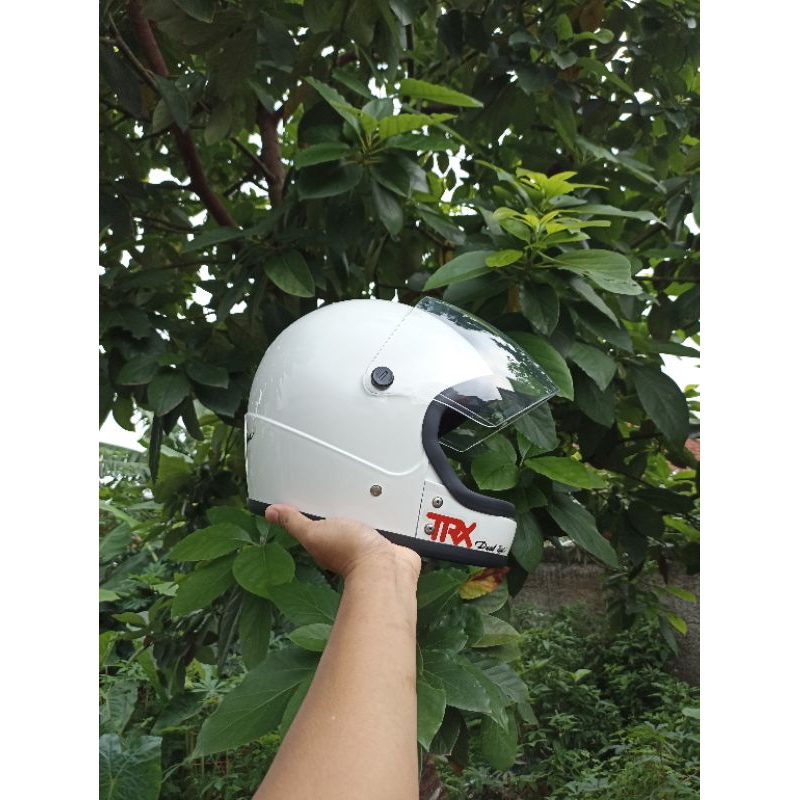 Helm honda trx jadul custom astronot