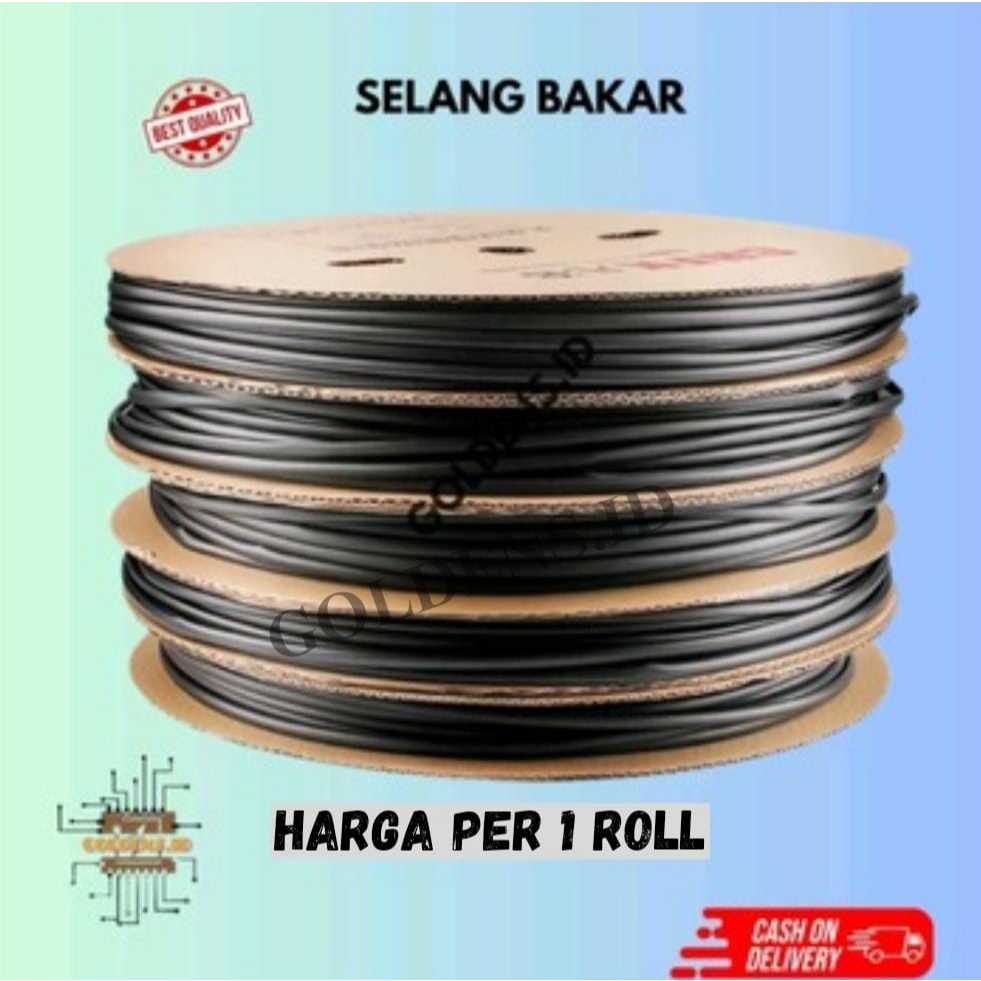SELANG BAKAR 1 ROLL/ ISOLASI BAKAR 1 ROLL/ 2MM, 3MM, 4MM, 5MM, 6MM, 7MM, 8MM