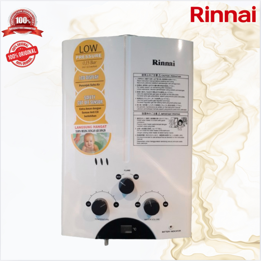Water Heater RINNAI REU 5 CFC Water heater REU 5 CFC/REU5CFC/REU-5CFC/PEMANAS/ORGINAL RINNAI/GARANSI