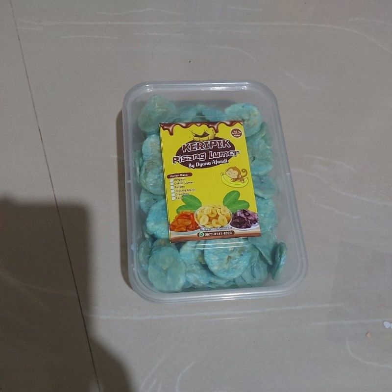 

keripik pisang coklat lumer