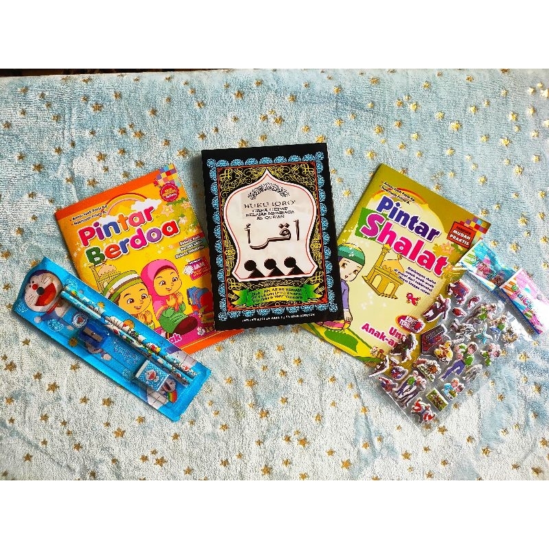 

PAKET PINTAR MENGAJI,BUKU IQRO,BUKU PANDUAN SOLAT&DO'A