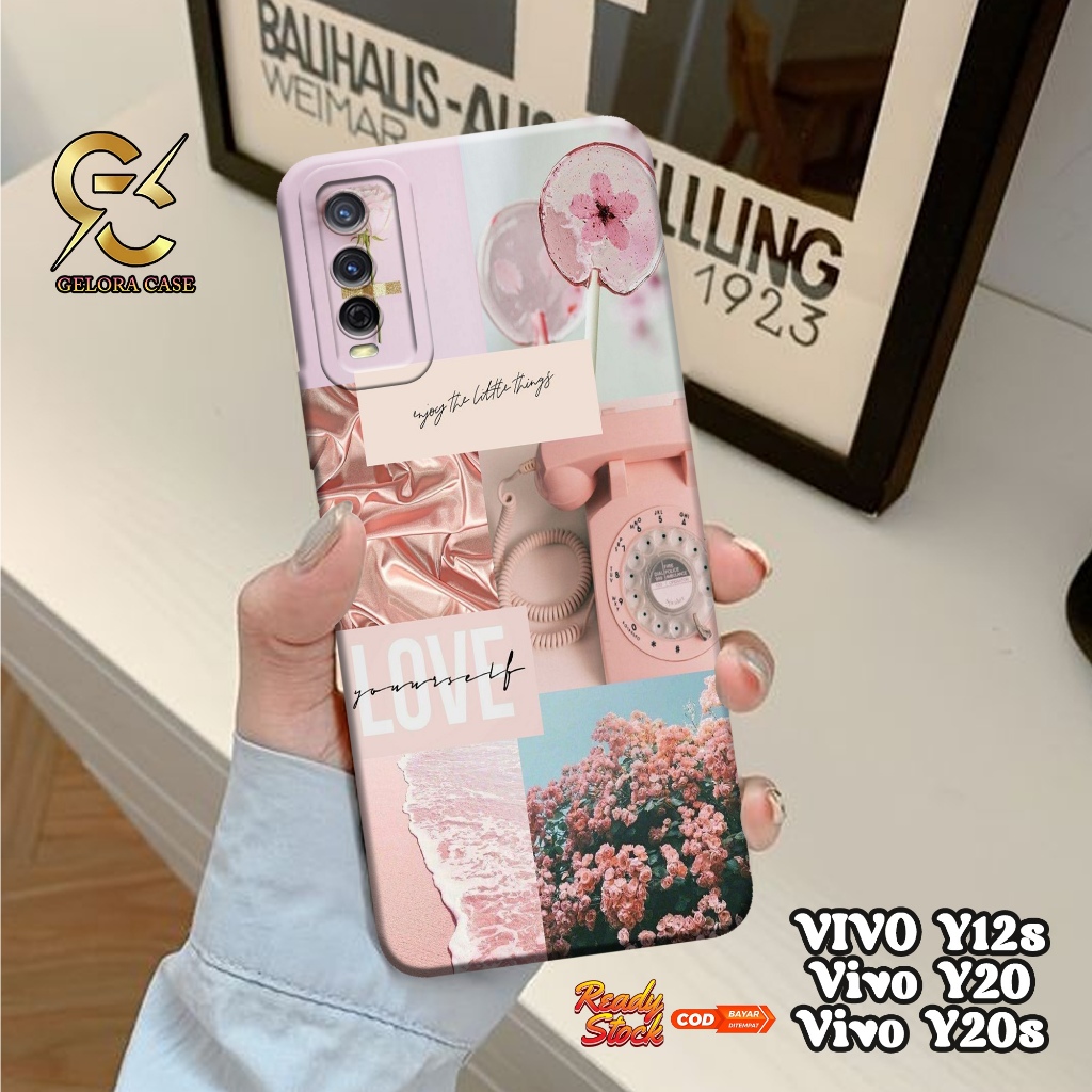 Case Vivo Y12S / Y20 / Y20S - geloracase - Casing Vivo Y12S Vivo Y20 Vivo Y20S - Motif case Aestheti