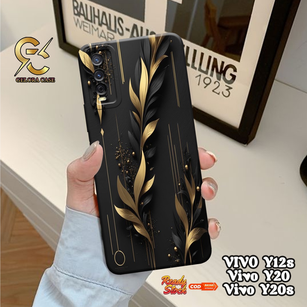 Case Vivo Y12S / Y20 / Y20S - geloracase - Casing Vivo Y12S Vivo Y20 Vivo Y20S - Motif case Bunga - 