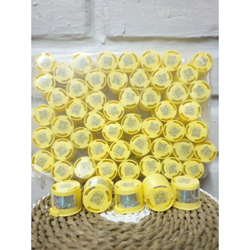 Segel Gas12kg / Tutup Gas12kg (100pcs) Hollo pendek