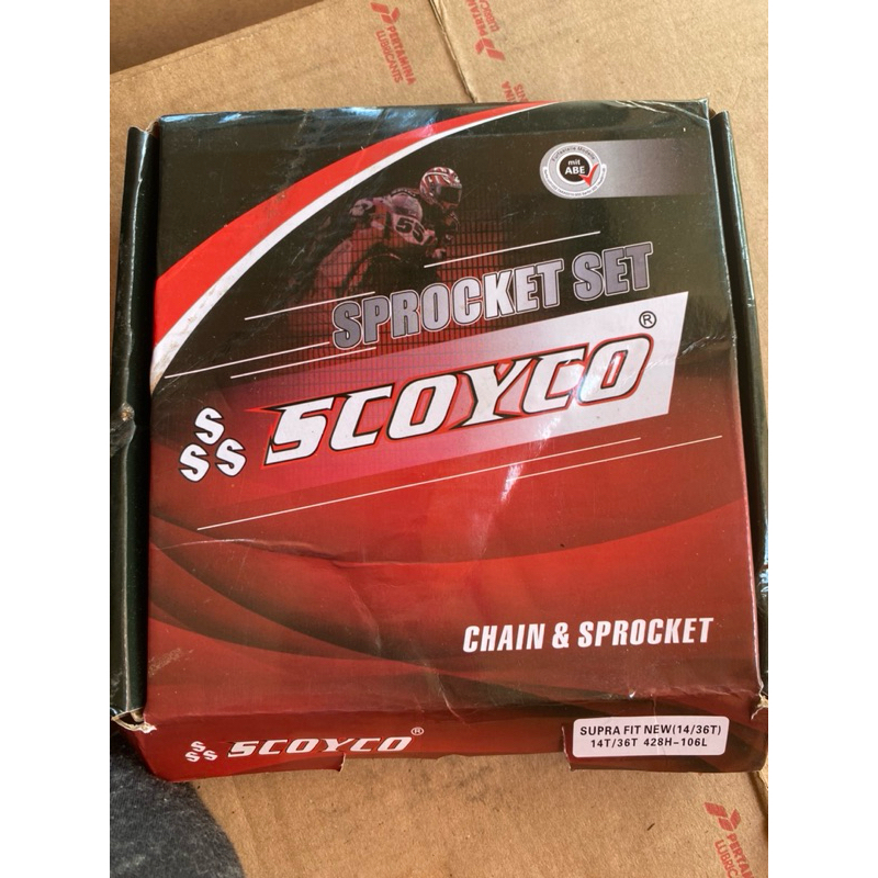 gear paket untuk motor supra fit